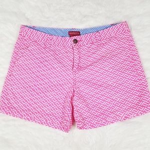 Merona pink pattern 5" rise shorts.  Size 10